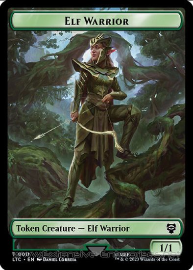 Elf Warrior (Commander Token #011)