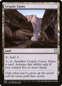 Cryptic Caves (Commander #109)