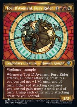 Tori D'Avenant, Fury Rider (#322)