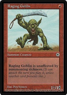 Raging Goblin (No Flavor Text)