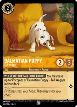 Dalmatian Puppy: Tail Wagger: b (#004b)