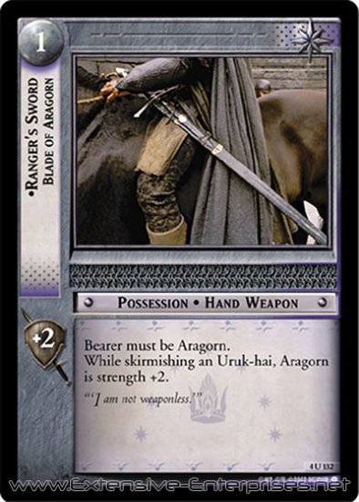 Ranger\'s Sword, Blade of Aragorn