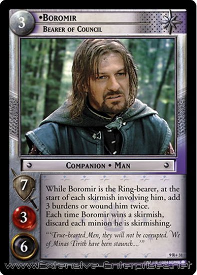 Boromir, Bearer of Council