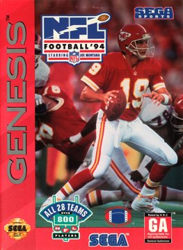 NFL Football 1994 starring Joe Montana