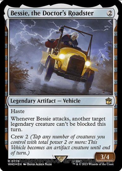 Bessie, the Doctor\'s Roadster (#776)