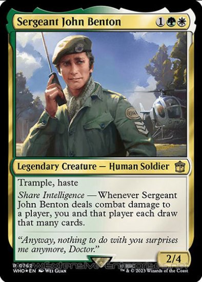 Sergeant John Benton (#762)