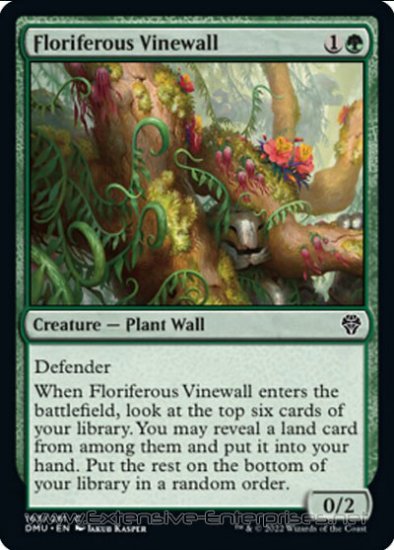 Floriferous Vinewall (#163)