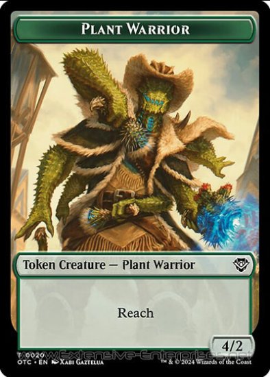 Plant Warrior (Commander Token #020)