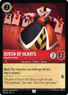 Queen of Hearts: Impulsive Ruler (#119)