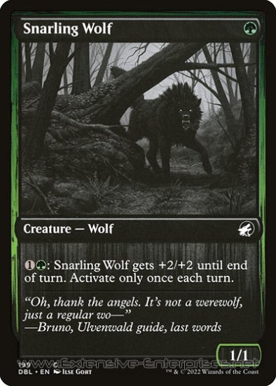 Snarling Wolf (#199)