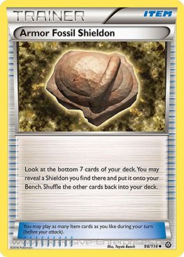 Armor Fossil Shieldon (#098)