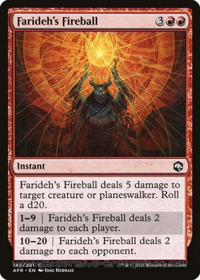 Farideh\'s Fireball (#142)