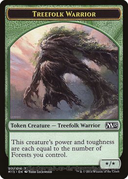 Treefolk Warrior (Token #011)