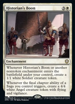 Historian's Boon (Commander #021)