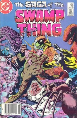 Saga of the Swamp Thing, The #22 (Newsstand)