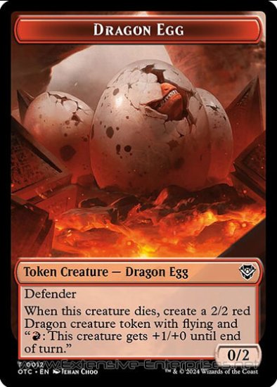 Dragon Egg (Commander Token #012)