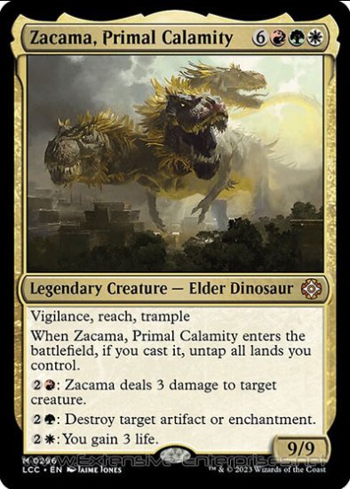 Zacama, Primal Calamity (Commander #296)