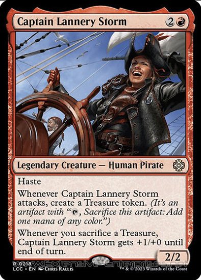 Captain Lannery Storm (Commander #218)