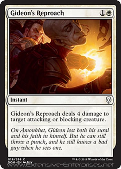 Gideon\'s Reproach