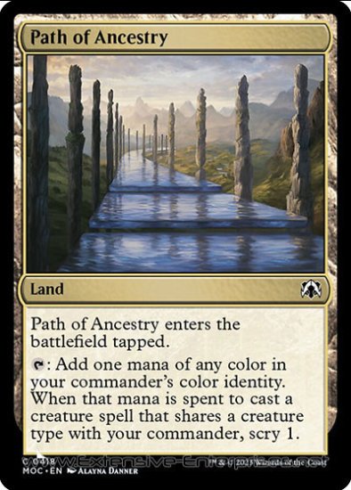 Path of Ancestry (Commander #418)