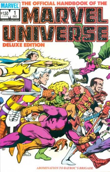 Official Handbook of the Marvel Universe, The #1