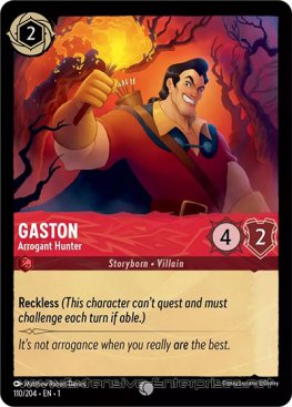 Gaston: Arrogant Hunter (#110)