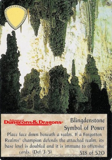 Blingdenstone Symbol of Power