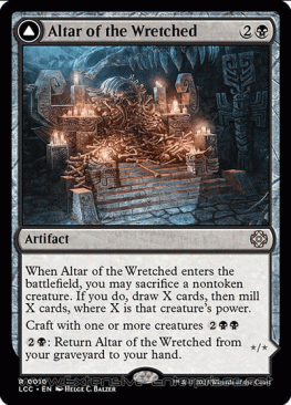 Altar of the Wretched / Wretched Bonemass (Commander #010)