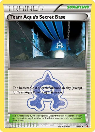 Team Aqua\'s Secret Base (#028)