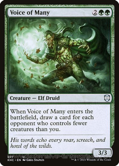 Voice of Many (Commander #077)