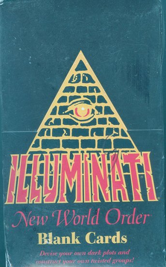 Illuminati New World Order Blank Cards, Booster Box