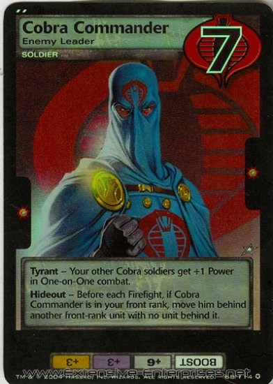 Cobra Commander, Enemy Leader