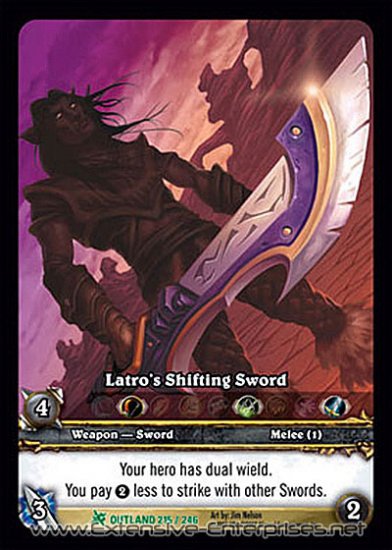 Latro\'s Shifting Sword