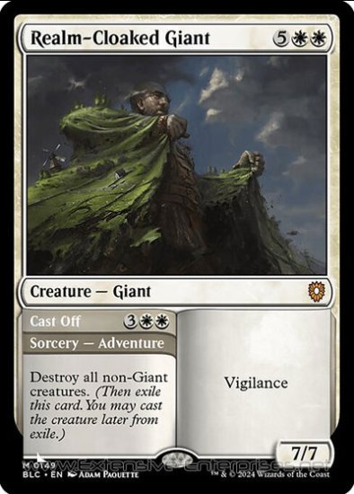 Realm-Cloaked Giant // Cast Off (Commander #149)