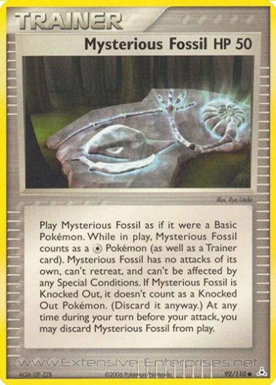 Mysterious Fossil (#092)