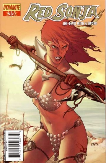 Red Sonja #35 (Dynamic Forces Foil Cover)