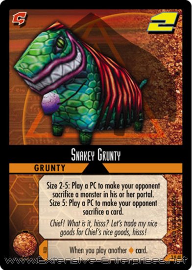 Snakey Grunty