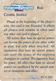 Cosmic Justice