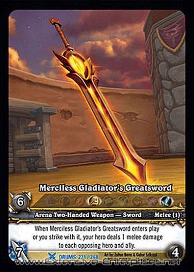 Merciless Gladiator\'s Greatsword