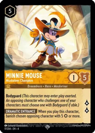 Minnie Mouse: Musketeer Champion (#017)
