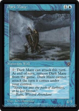 Dark Maze (- Baki, Wizard Attendant)