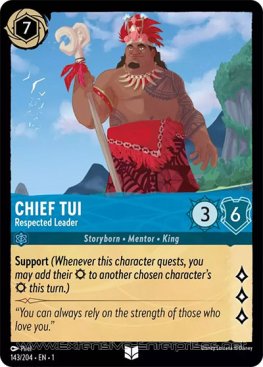 Chief Tui: Respected Leader (#143)