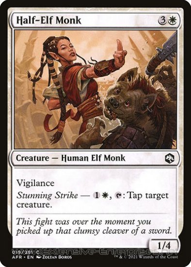 Half-Elf Monk (#019)