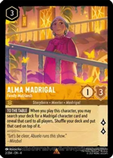 Alma Madrigal: Family Matriarch (#002)