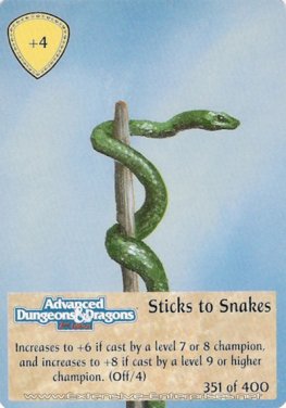 Sticks to Snakes