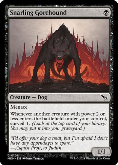 Snarling Gorehound (#105)