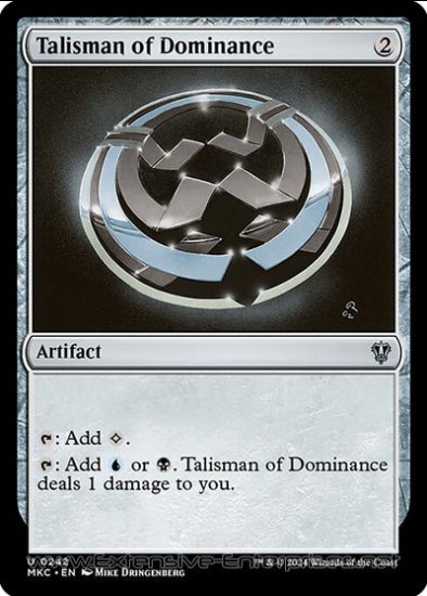 Talisman of Dominance (Commander #242)