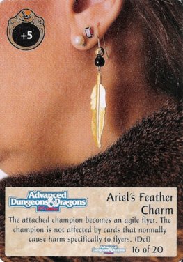 Ariel's Feather Charm