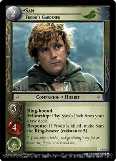 Sam, Frodo\'s Gardener