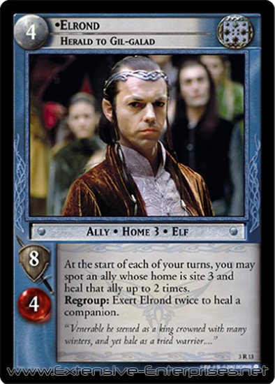 Elrond, Herald to Gil-Galad